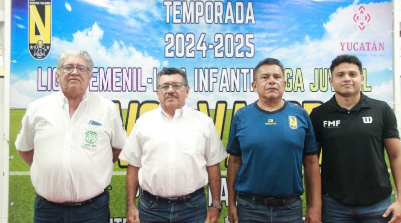 PRESENTAN LIGA DE FUTBOL NUEVOS VALORES