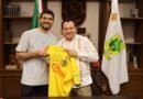 El Gobernador Joaquín Díaz Mena sostuvo una reunión con el futbolista yucateco Henry Martín,