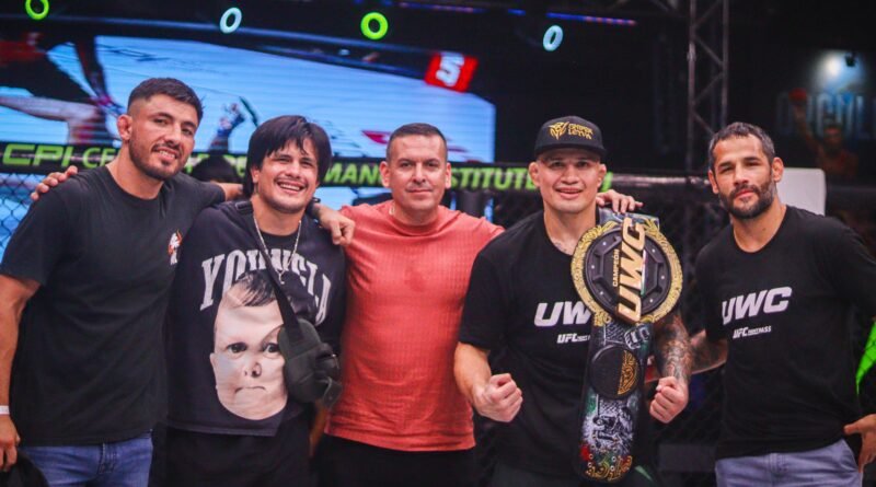 GANA “SNIPER” LEYVA CAMPEONATO WELTER EN UWC 59